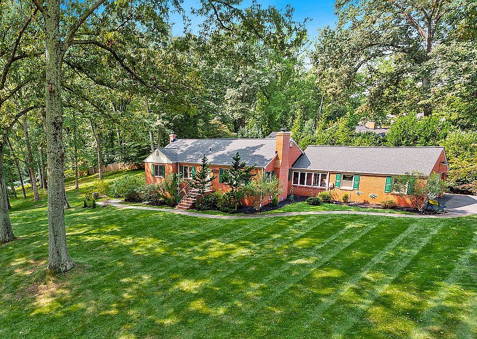 Front of home and yard