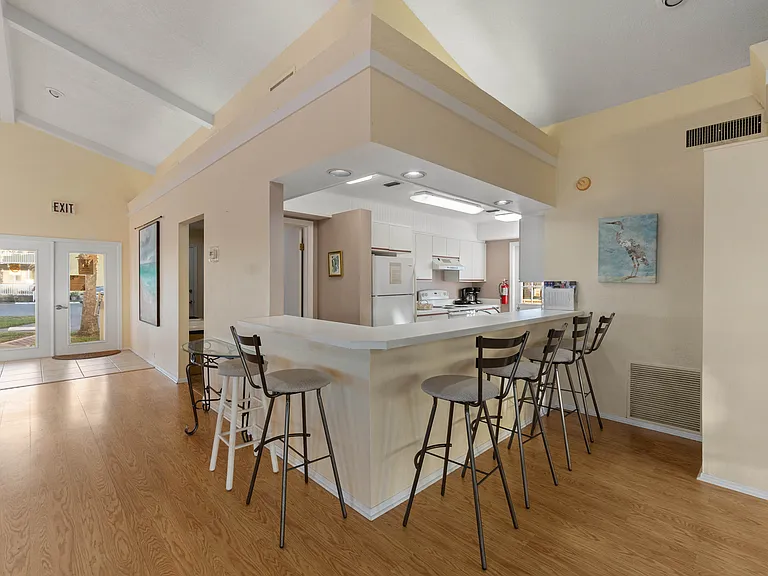 The clubhouse kitchen.