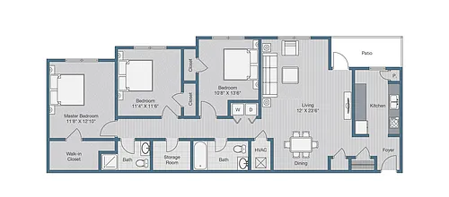 Floor plan 3X2