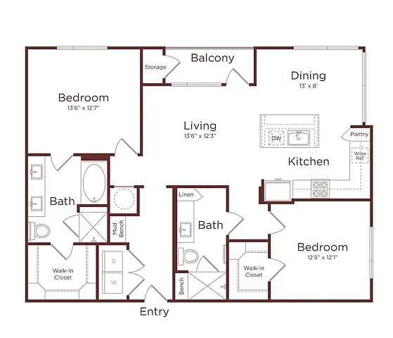 Floor plan B2