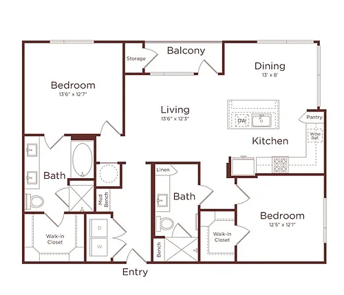 Floor plan B2