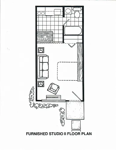 Floor plan Studio