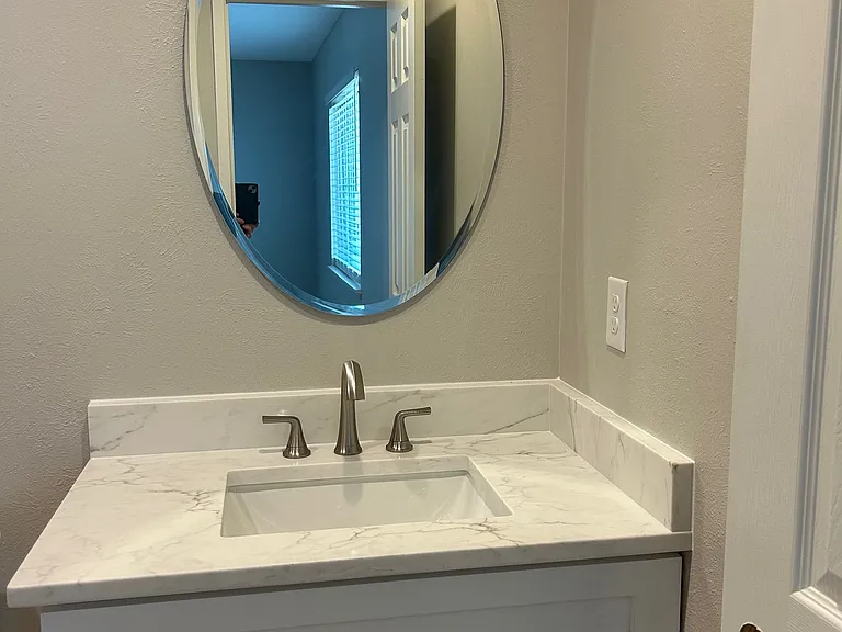 Master bathroom vanity