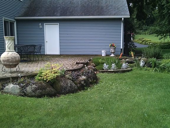 Patio in secluded area 