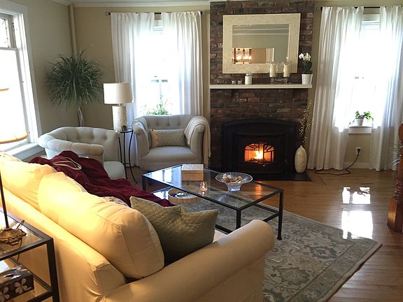 Living Room with Pellet Stove