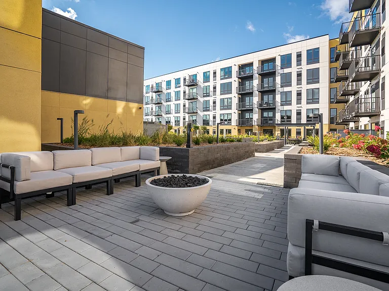 Gather around the firepit in our beautifully designed courtyard.