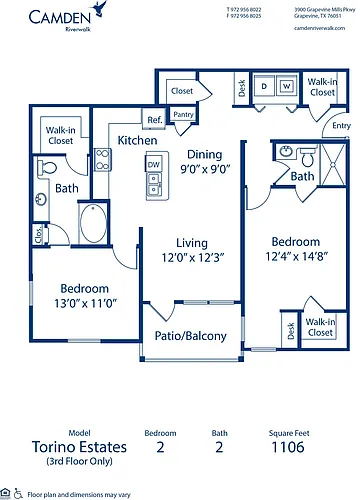 Floor plan Torino Estates