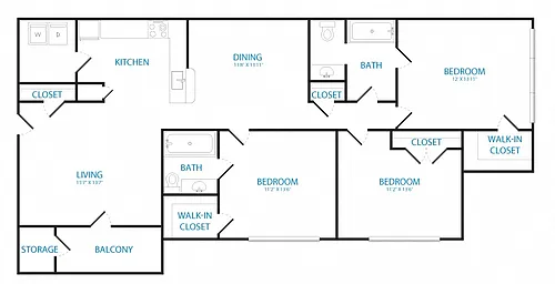 Floor plan The Baldwin