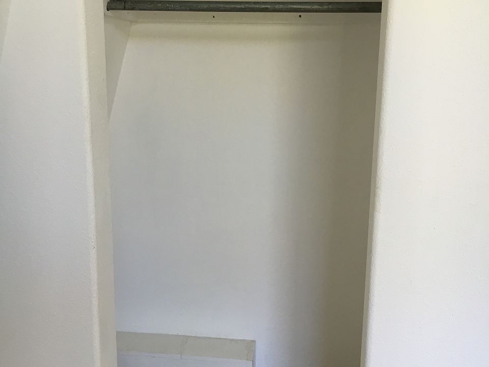 Closet in master bedroom