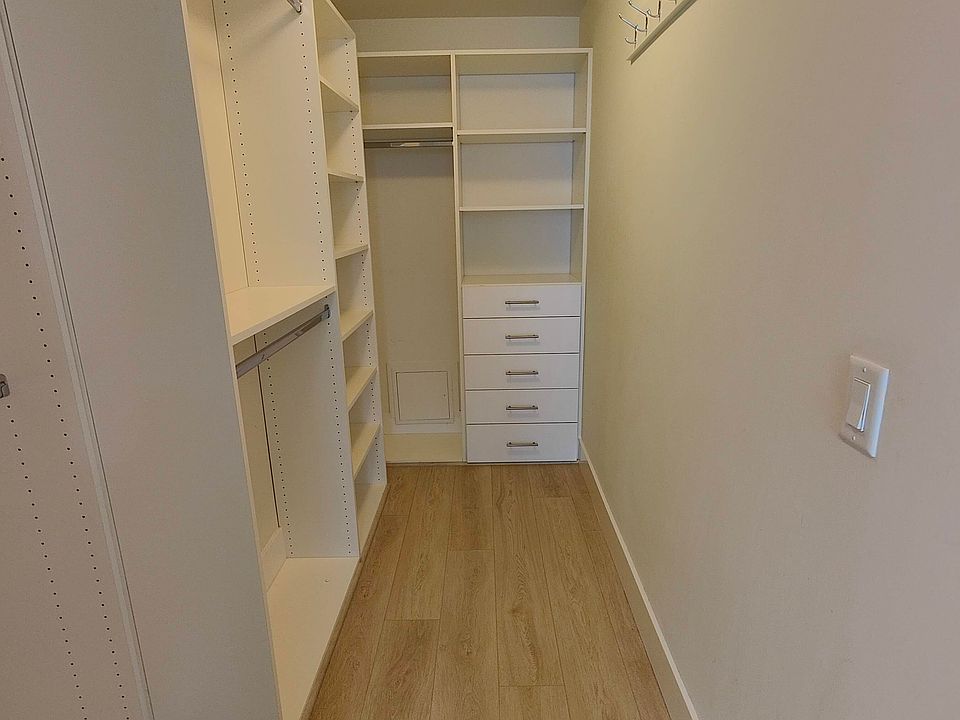 Master walk-in closet