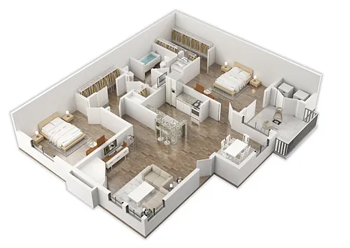 Floor plan B1
