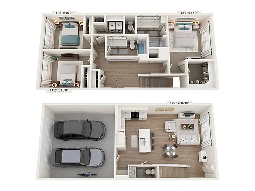 Floor plan TH-2