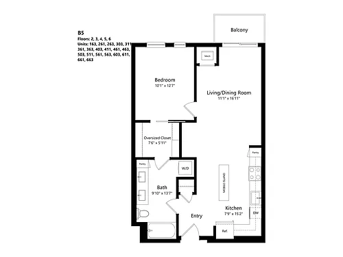 Floor plan B5