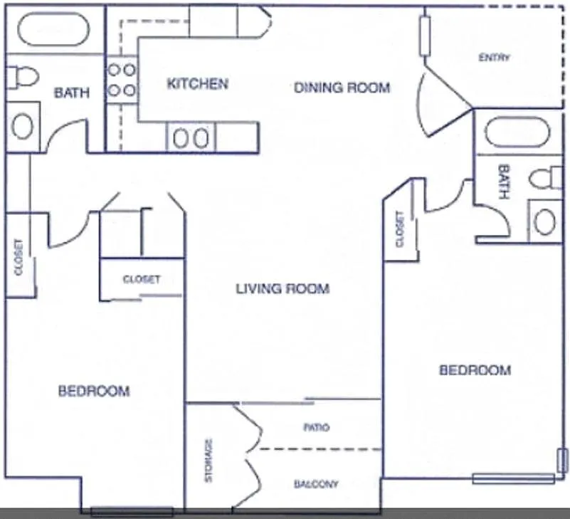 Floor plan 2 X 2