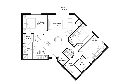 Floor plan C4R