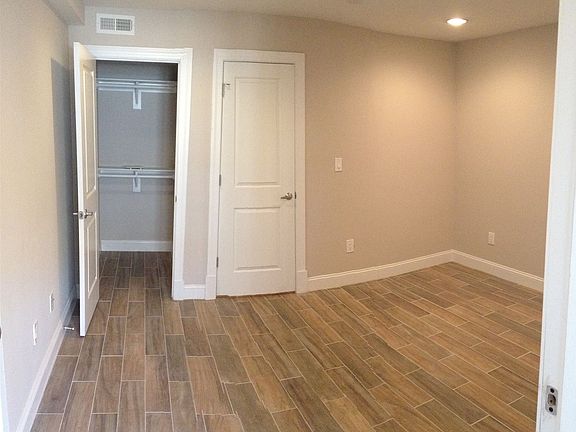 bedroom with closet