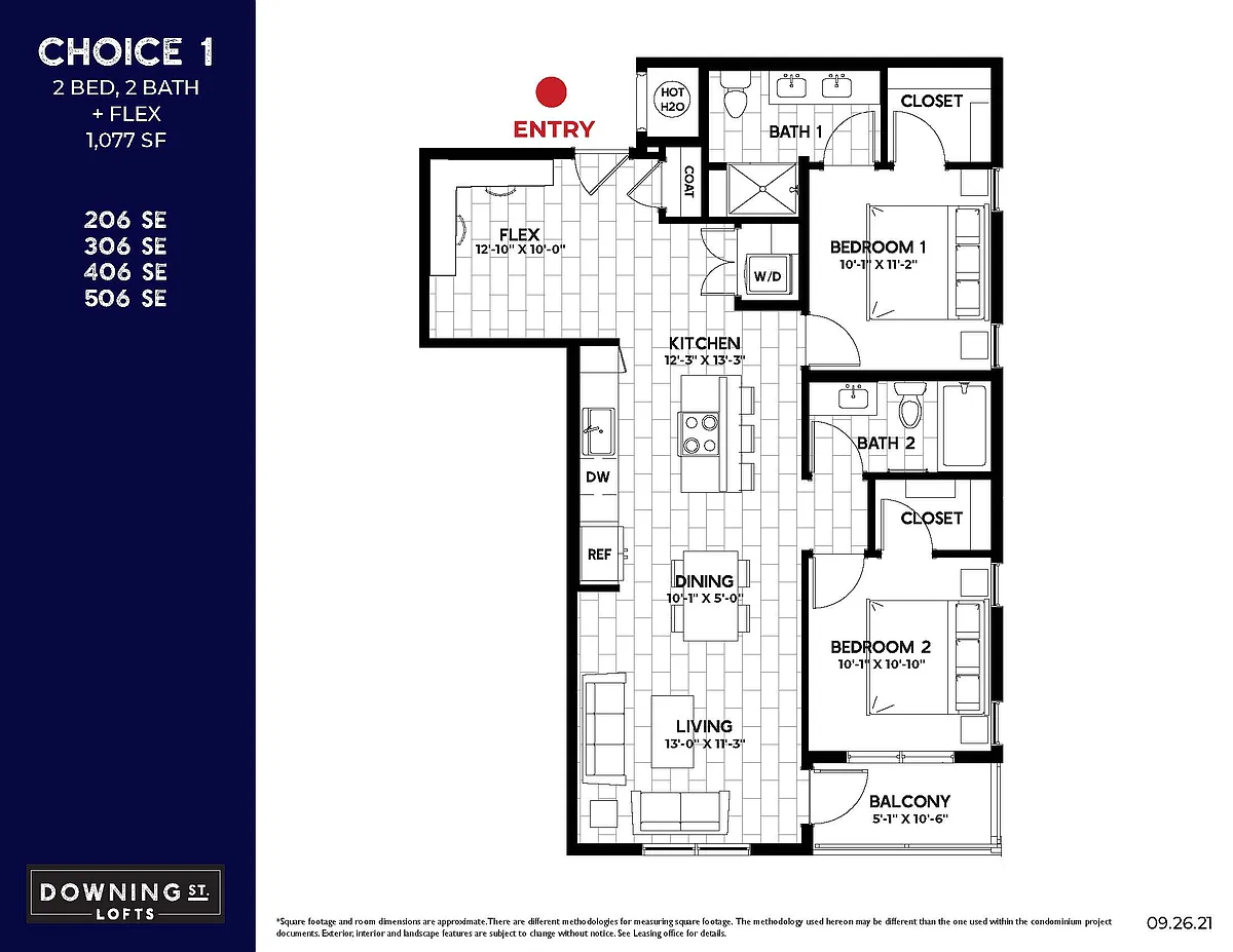 Floor plan 206