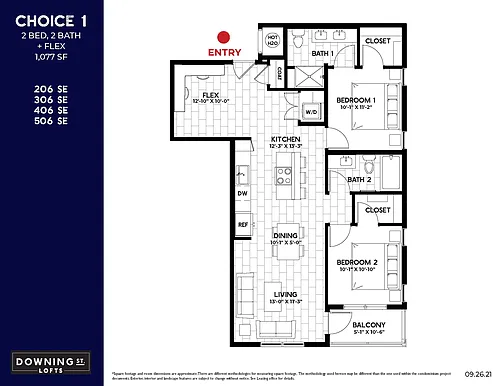 Floor plan 206