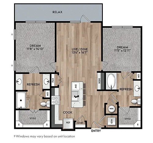 Floor plan B22