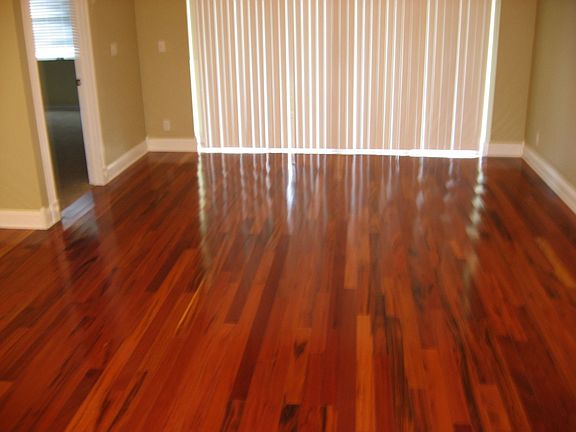 Living Room -real wood floors