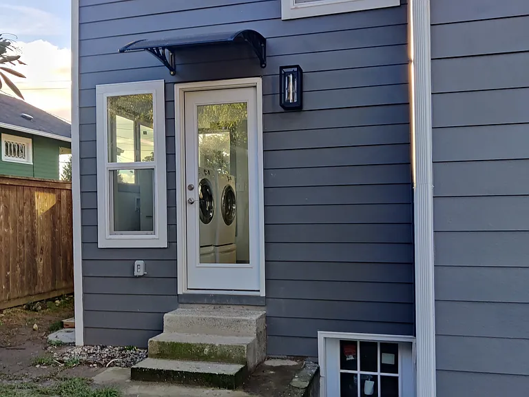 Door to backyard