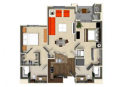 Floor plan B1