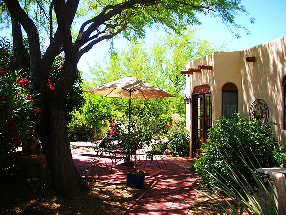 Lovely mature garden