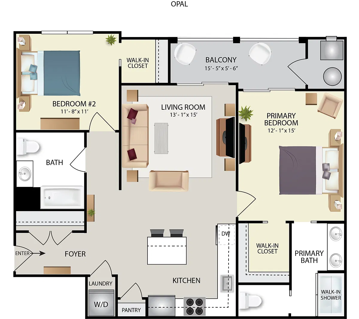 Floor plan Opal
