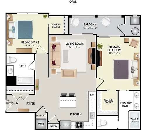 Floor plan Opal