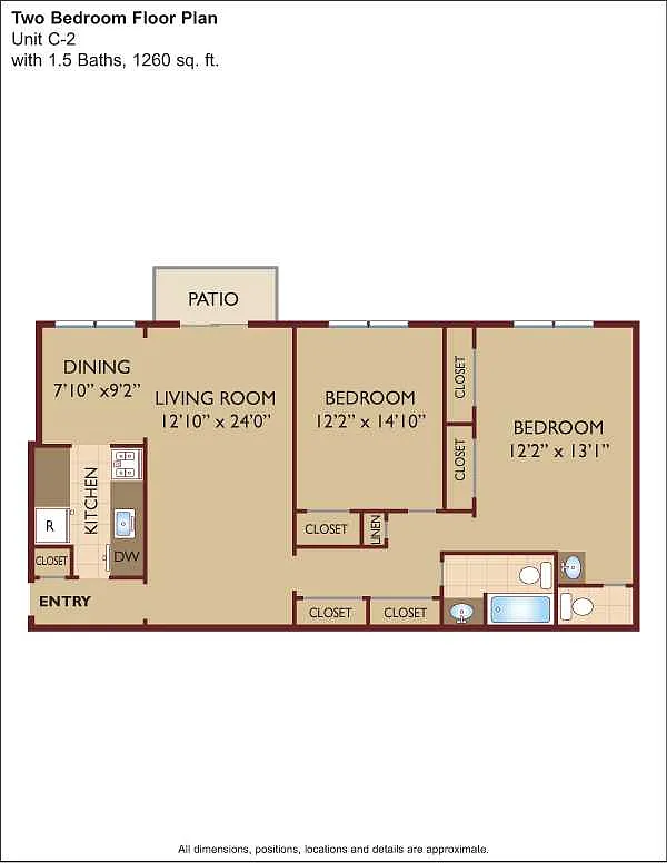Floor plan $1.98/sq.ft. - C-2