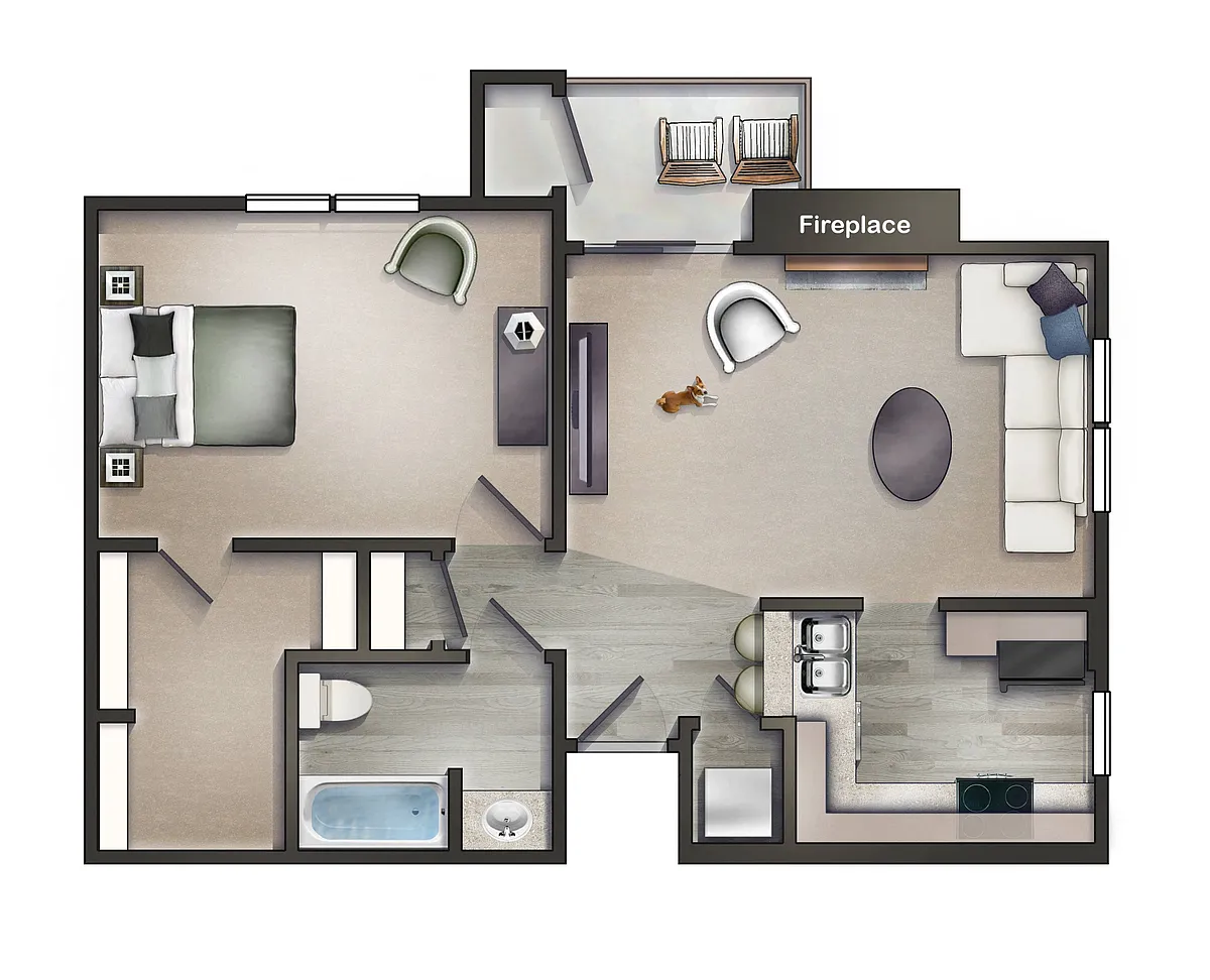 Floor plan The Mobile