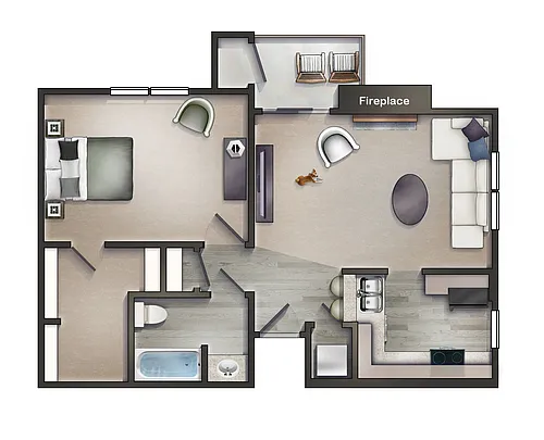 Floor plan The Mobile
