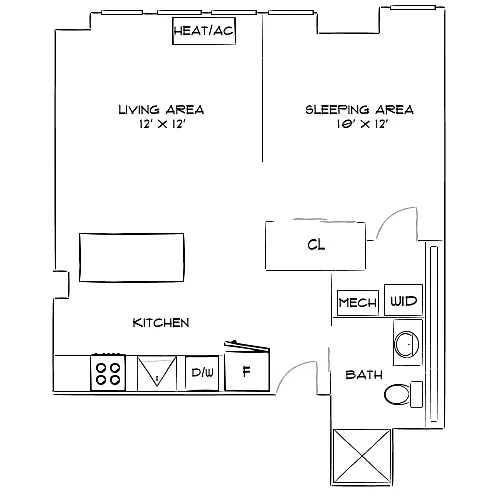 Floor plan Design EF