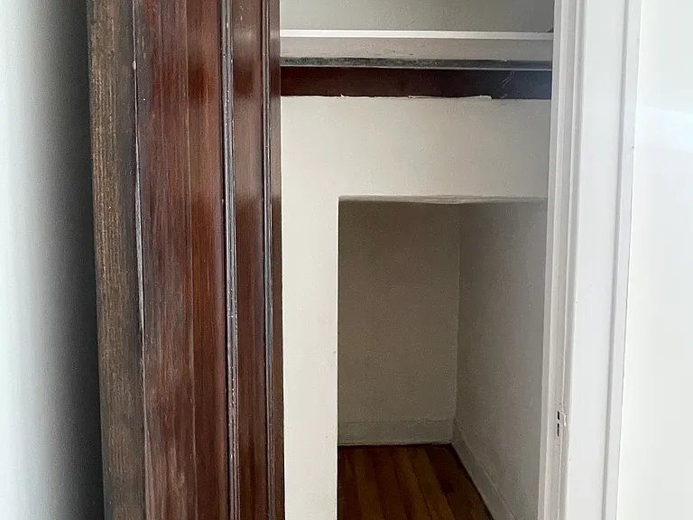 coat closet and storage off of dining room