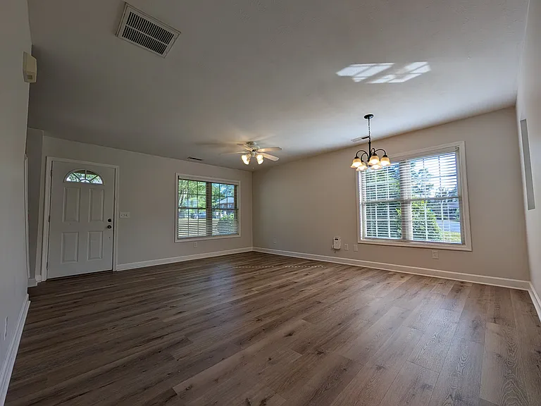 Main floor living/dining room