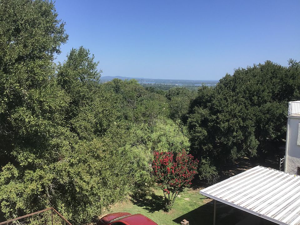 Northwest rooftop view with Lake LBJ in the background