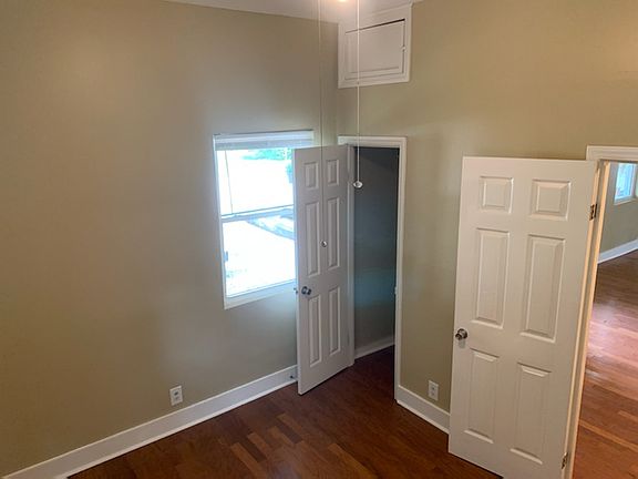 Bedroom with closet