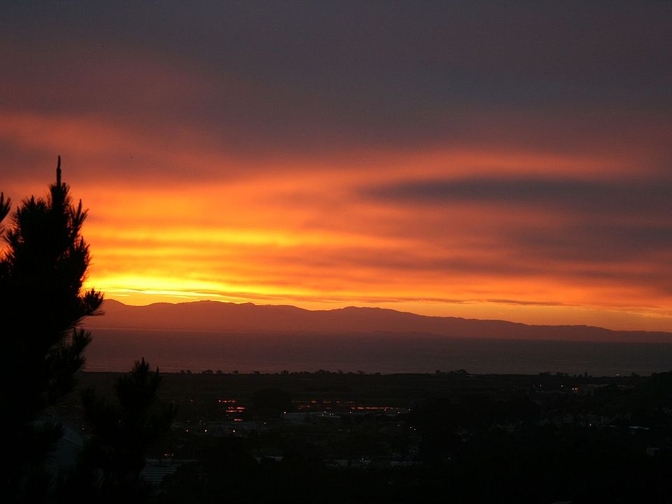 Sunset view of the bay
