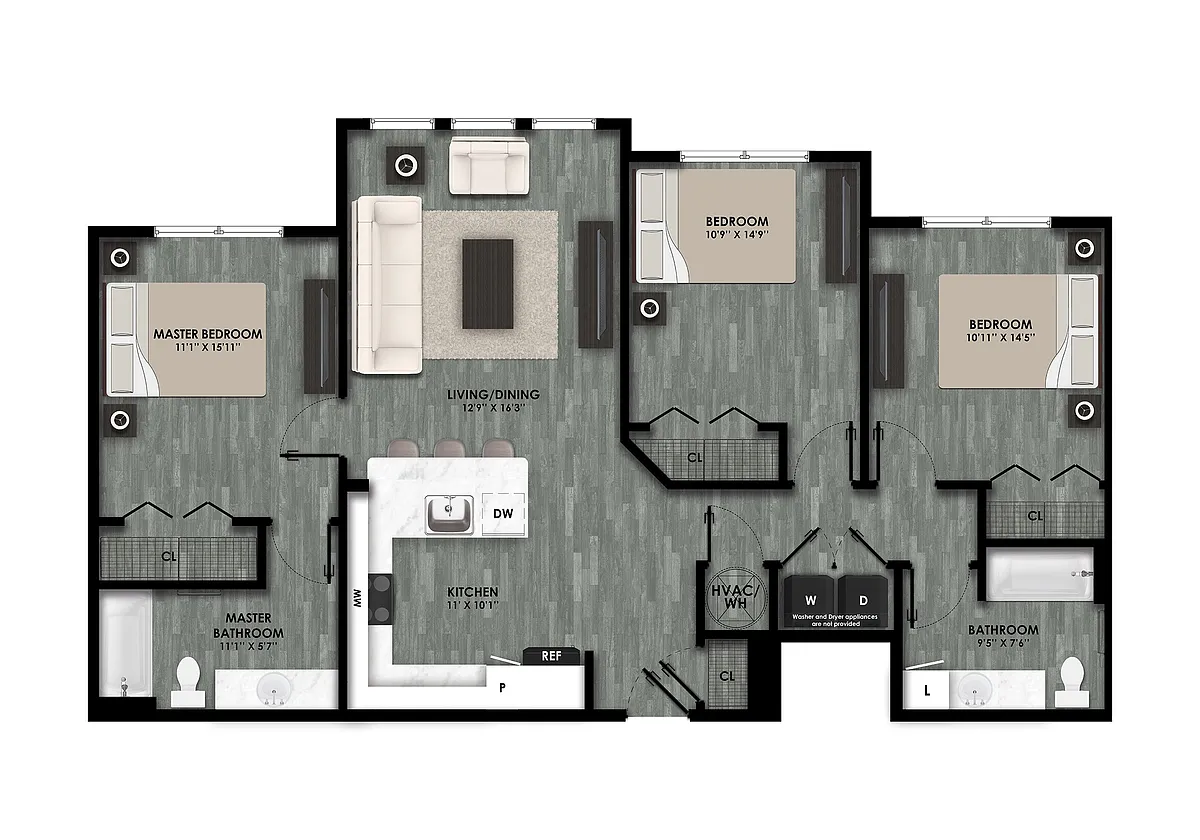 Floor plan C1 - 60
