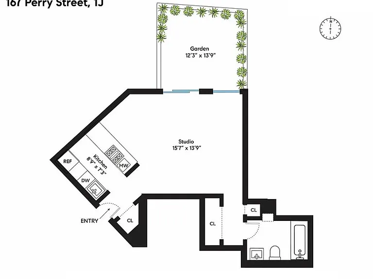 167 Perry St #1J — Photo 6