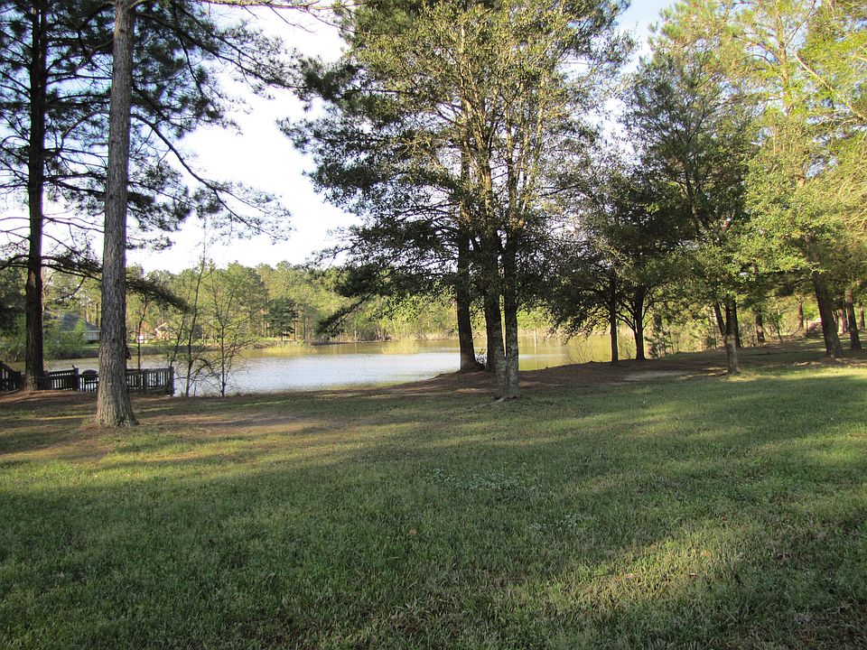 Walking path around lake