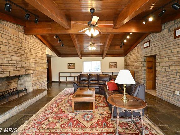 Amazing Great Room with Large Stone Fireplace