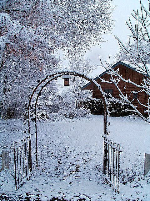 Pretty as a postcard in winter, too