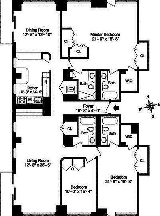 1st image of 200 E 89th St APT 32AB