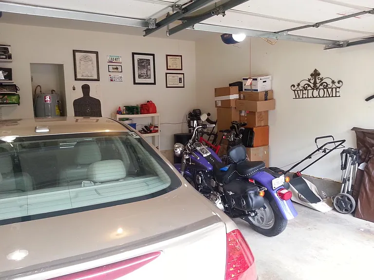 Large Double Car Garage with EV Charging Station