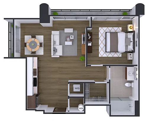 Floor plan 301-A08