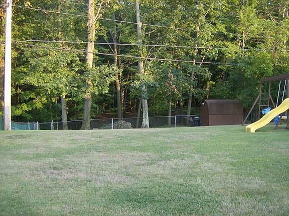 BEAUTIFUL BACKYARD THAT OVERLOOKS WOODS