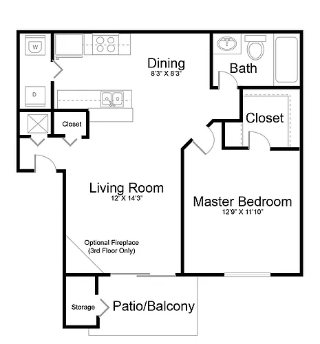 Floor plan Sanctuary-T