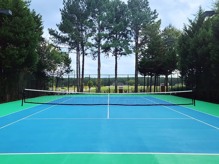 Experience the thrill of the game and unleash your competitive spirit on our pristine tennis court.