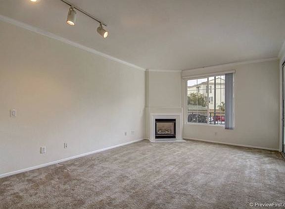 Fireplace in living room